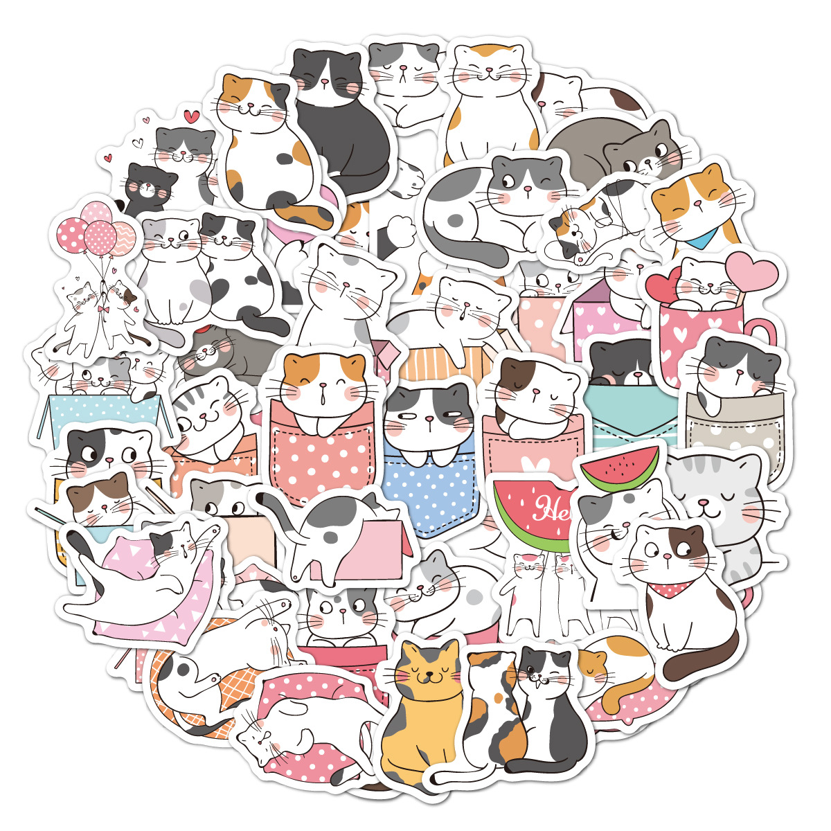N45猫咪贴纸50A 主图-02.jpg