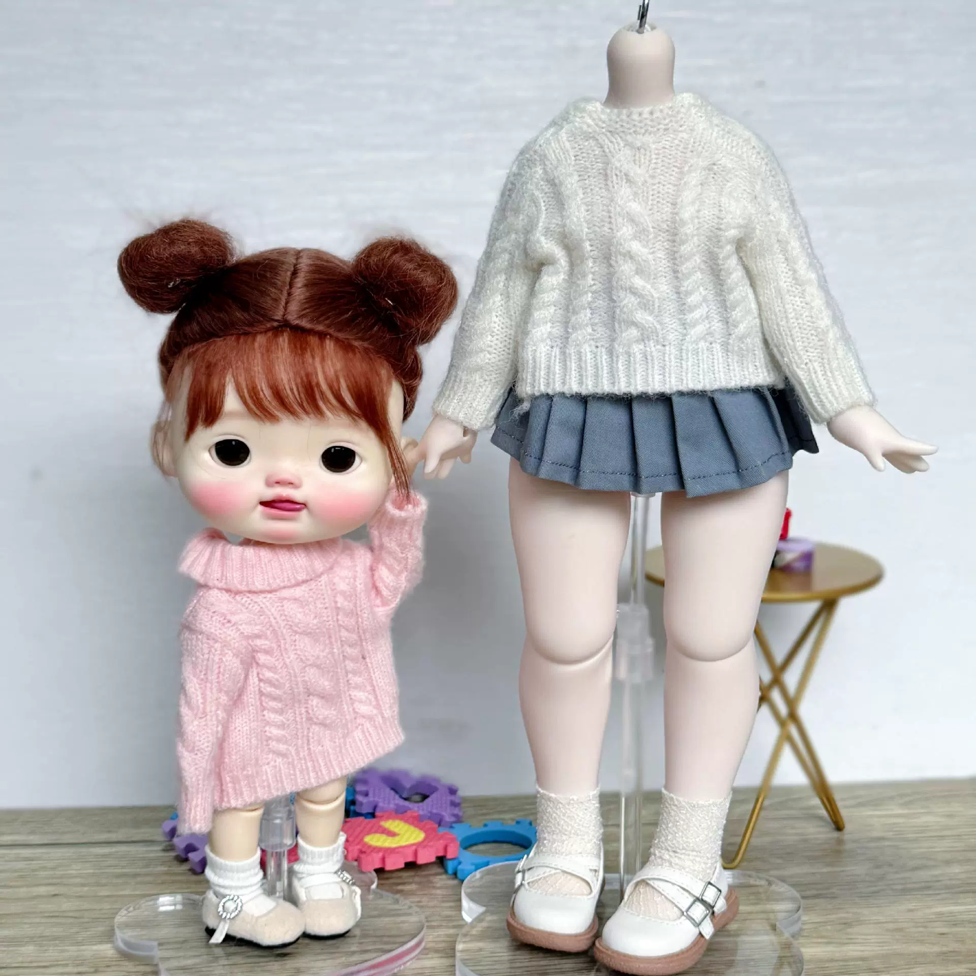 Подставка для BJD, прозрачная подставка, акриловая подставка 1/4 1/6, медвежонок для девочек, маленький 1/6, полный, большой, с рыбьим телом