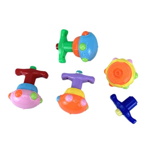 Children's luminous top toy luminous lotus shaped top night market street stall wholesale