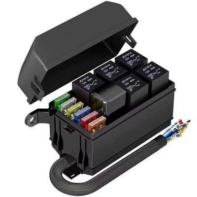 Digər kuzov və aksesuarlar Box Relay Transparent Model - 6-channel-relay-with-wiring