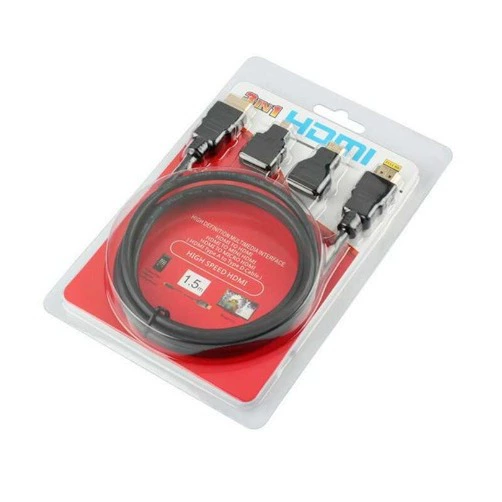 HD HDMI 3-в-1 адаптер Mini micro hdmi к HDMI кабель три в одном