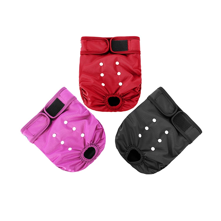 Моющиеся физиологические штаны для домашних животных, женские собаки, менструальные гигиенические штаны, удобные подгузники для собак мужского пола, антистрессовое нижнее белье оптом