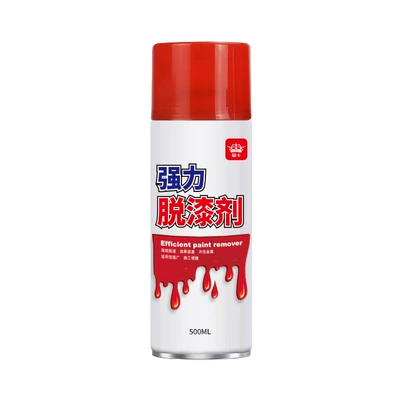 Paint remover strong paint remover water paint remover multi-effect cleaning of automobile metal plastic wood furniture paint remover (Cleaning/curing agent) - strong-paint-remover-500ml