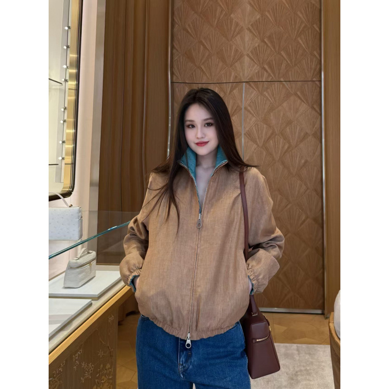 Shenzhen Nanyou High-End Women's Clothing 2026 Collection: Old Money Style Linen Double-Sided Jacket, Unisex Loose Casual Short Coat Shenzhen Nanyou High-End Women's Clothing 2026 Collection: Old Money Style Linen Double-Sided Jacket, Unisex Loose Casual Short Coat