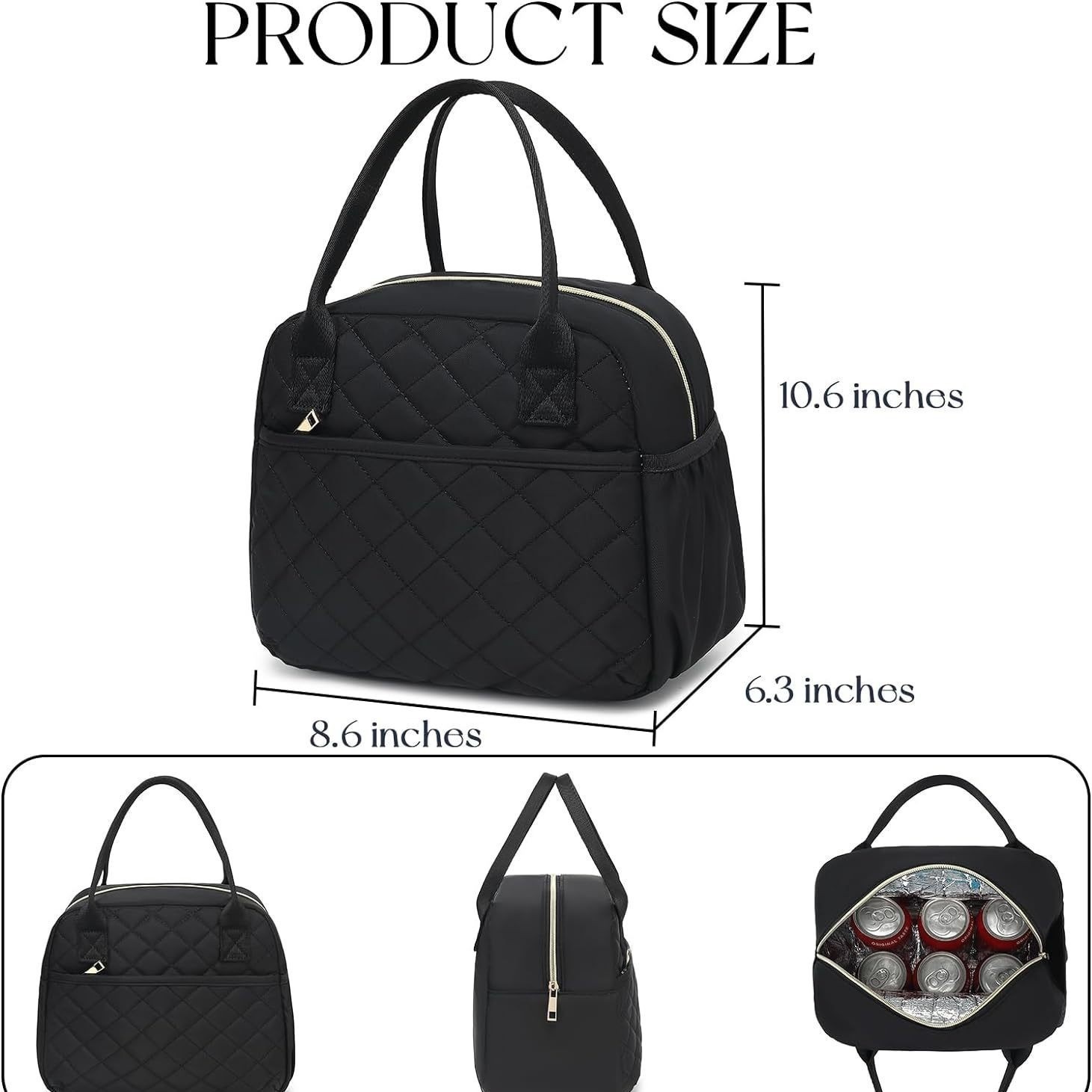 Caja de almuerzo de mujer bolsa de almuerzo aislante de calor caja de almuerzo a prueba de fugas bolsas de almuerzo escolares de trabajo picnic