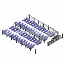 规划、设计、安装塑料机供料系统 注塑机自动化集中输送