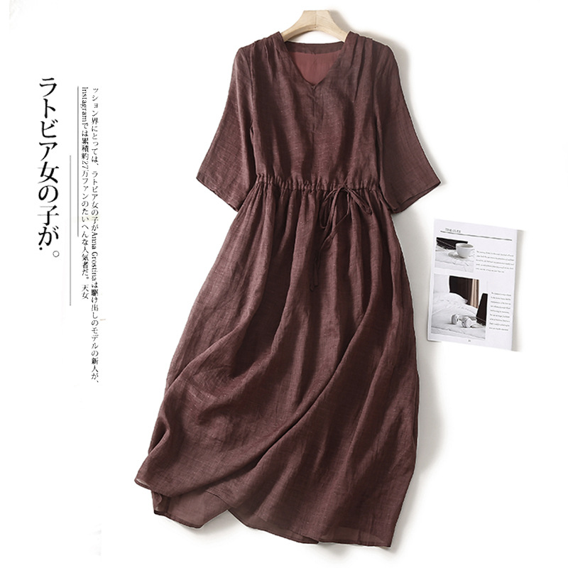  夏  M-2XL 大きいサイズ ワンピース