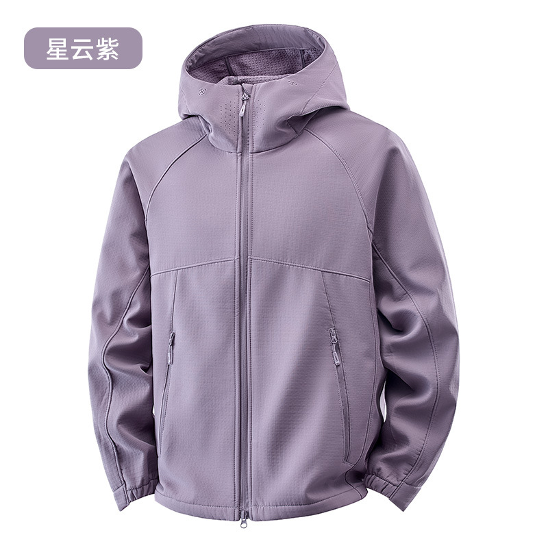 Nueva pareja al aire libre con capuchón blando abrigo de asalto hombre y mujer cálido terciopelo a prueba de viento impermeable abrigo de montaña chaqueta