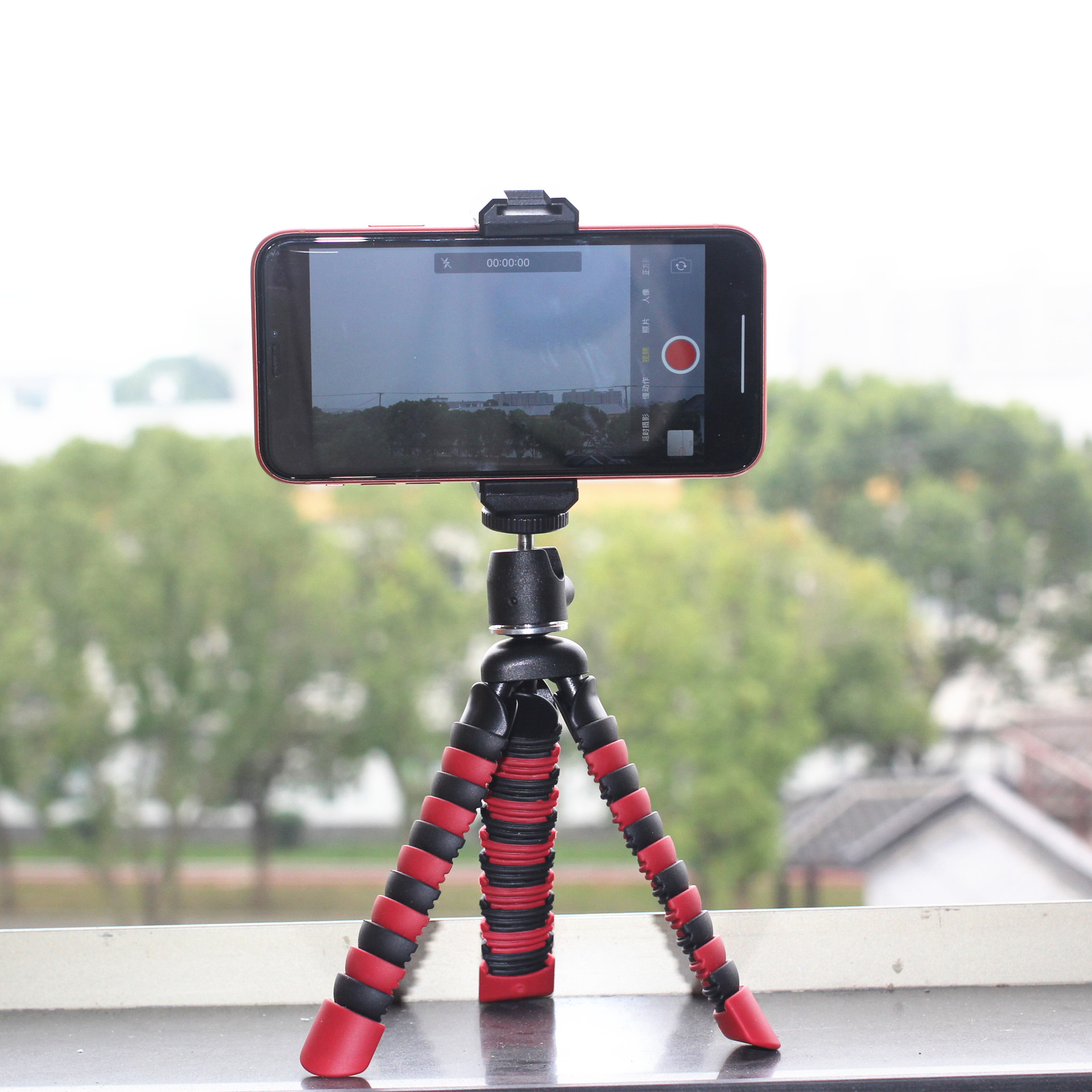 百变金属球皮皮支架 多彩便携桌面三脚架手机相机章鱼三脚架万向