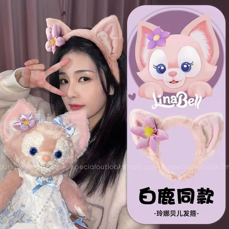 遊園地の女の子のかわいいぬいぐるみパンダフィーベア耳カチューシャ女性の写真ヘアピン洗顔カチューシャヘアアクセサリー|undefined