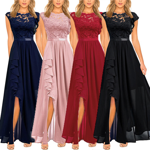 Independent station evening dress wedding dress lace bridesmaid evening gown dress