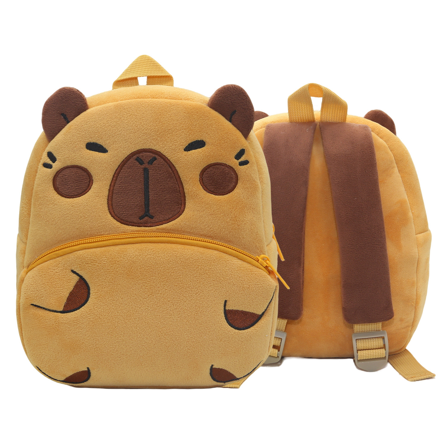 3D lindos dibujos animados peluche niños jardín de infantes mochila escolar movimiento de animales escolares mochila de peluche mochila de niños