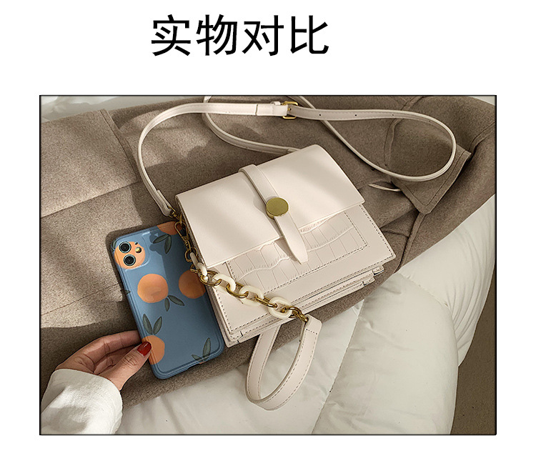 Fashion Single Shoulder Messenger Small Square Bag display picture 17