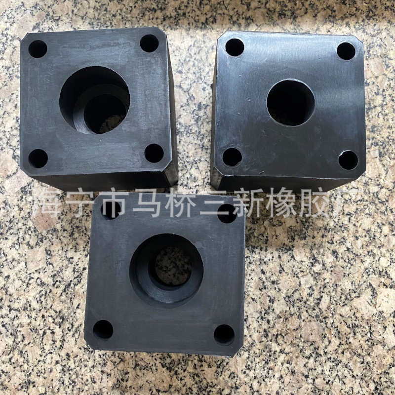 三元乙丙橡胶块 机床机械减震 耐磨胶垫 橡胶缓冲块 橡胶减震块