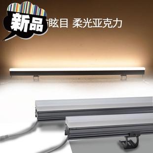 led acrylic digital guardrail tube waterproof line lamp type lamp contour lamp wall washing lamp j outdoor lighting project
