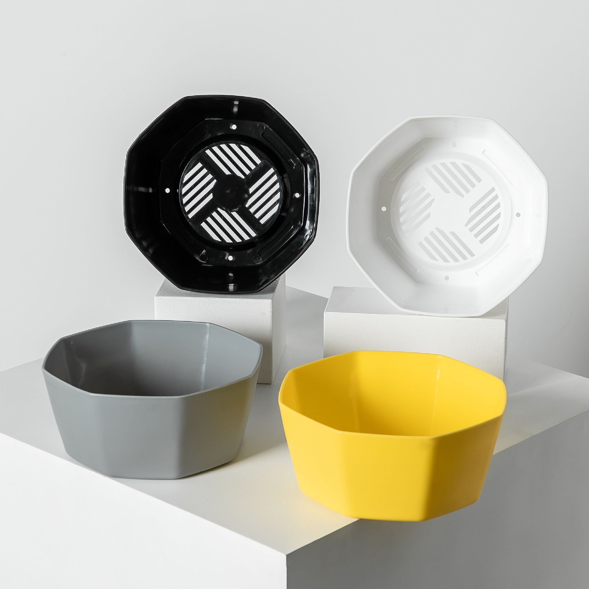 Maceta Grande de Resina Tipo Cerámica, para Suculentas y Bonsái, Exterior/Interior