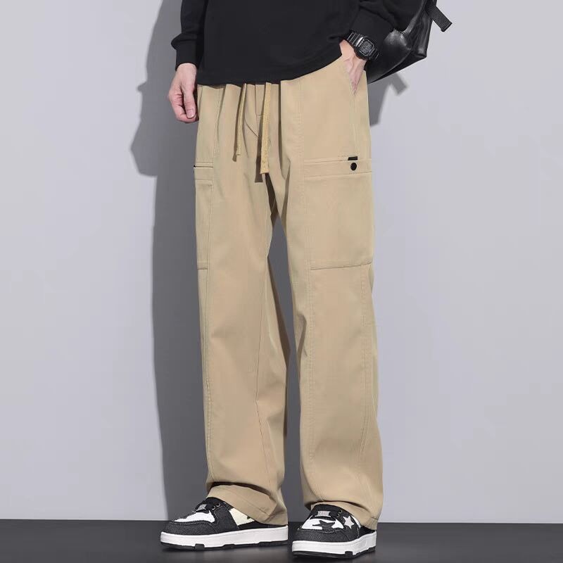 Camisas menos ropa militar verde americano pantalones de trabajo para hombres más bolsillos 2025 pantalones de primavera para hombres pantalones retró recto