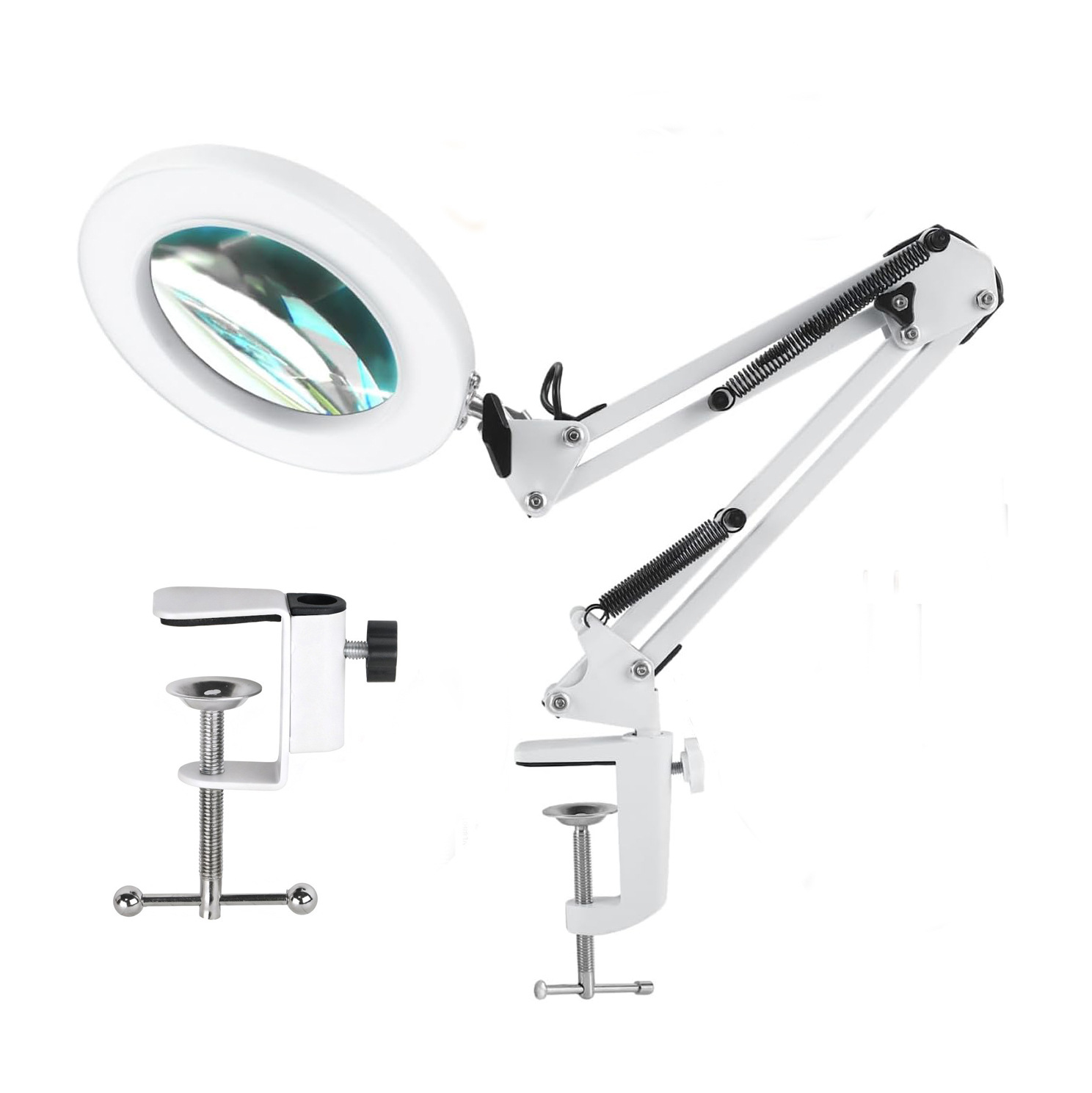 Soldadura transfronteriza mantenimiento lupa lámpara de escritorio de reparación de uñas de cejas protectoras de ojos lámpara de trabajo protectoras de ojos LED luz de lectura