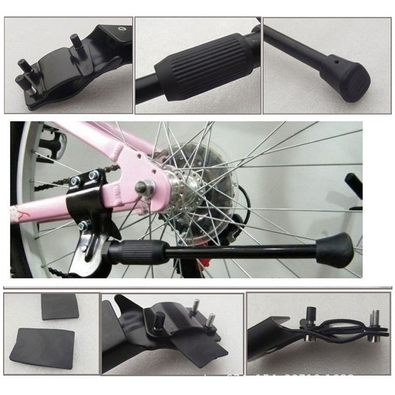 Trípode de bicicleta de 3 hoyos soporte de bicicleta de montaña estante de estacionamiento soporte de pie escalera de bicicleta soporte de bicicleta suministros de equitación