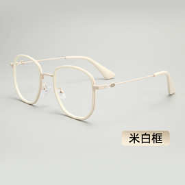 新款防蓝光平光眼镜磨砂色眼镜潮流时尚素颜拍照眼镜框近视框架镜