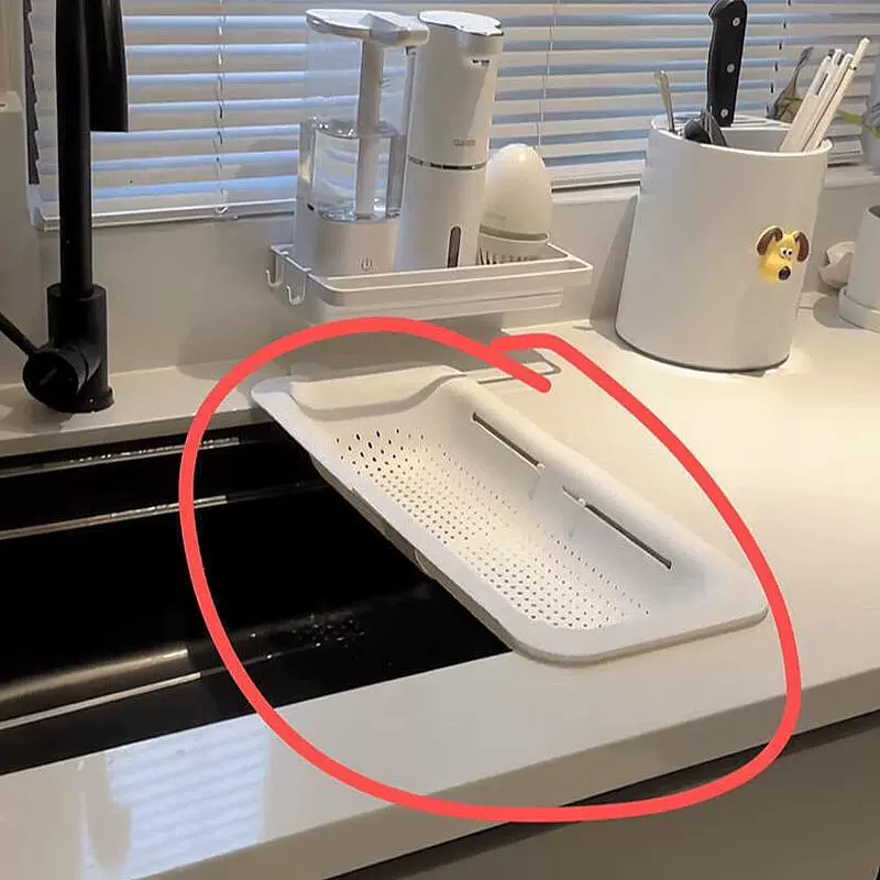 Телескопическая подставка для кухонной раковины Многофункциональная подставка для хранения