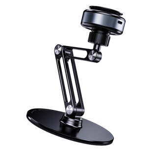 Magnetic mobile phone bracket rotating vacuum adsorption mobile phone bracket folding sharp boneruy desktop tablet bracket