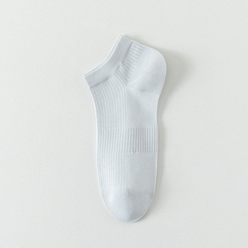 Calcetines de algodón sólido para hombres de verano a rayas calcetines de barco para hombres sin costura cabeza de embalaje independiente absorción de sudor calcetines transpirables para hombres