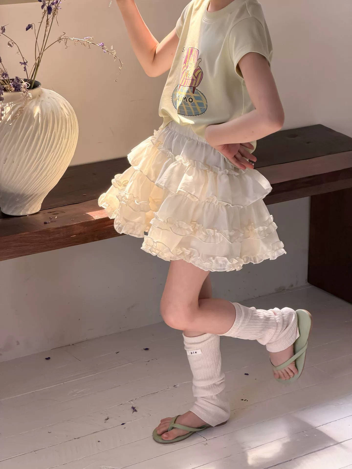 Девчоночья атмосферная юбка EMO bebé? (оригинал: Girls' atmospheric skirt, girl's sweet layered multi-layer fungus lace cake skirt)