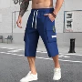 夏季多口袋宽松男士五分裤