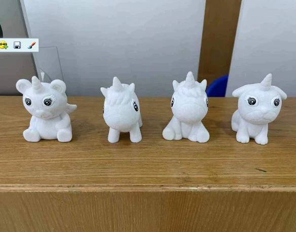 Минифигурка, игрушка, моющаяся, граффити, ручная, ручная роспись