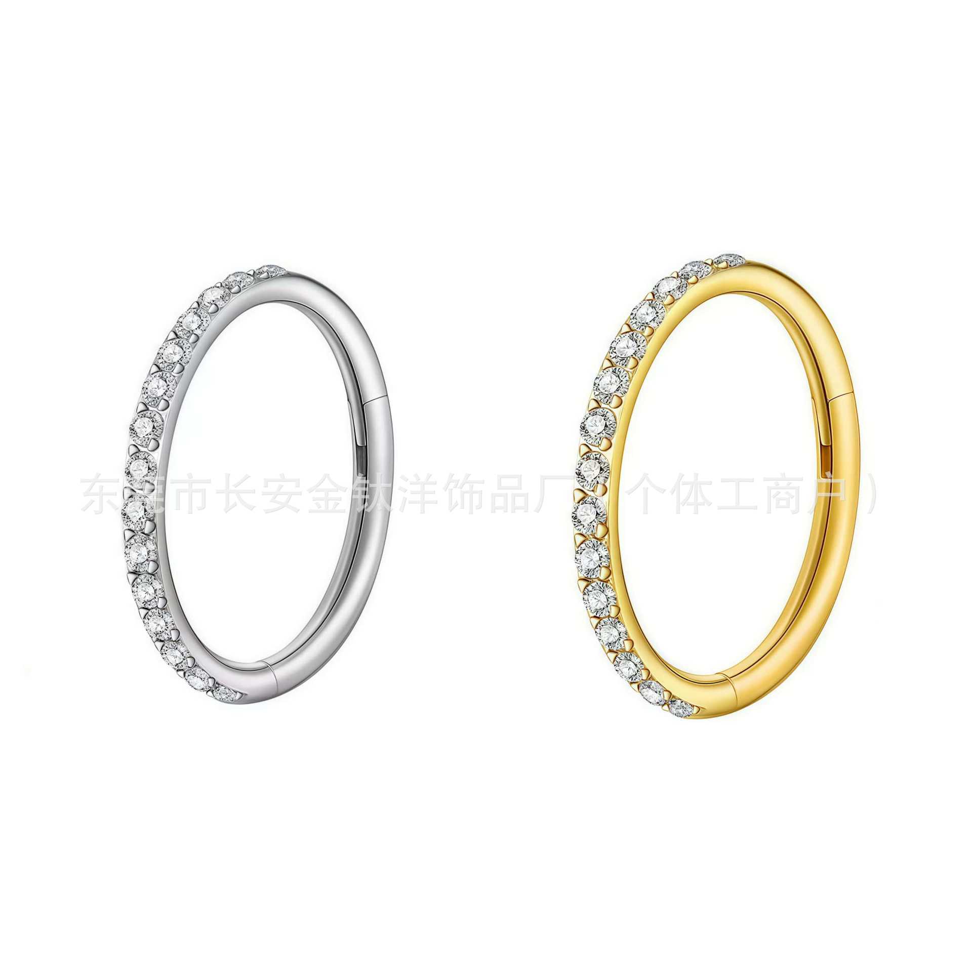 Pointed titanium steel lip stud product view