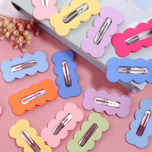 马卡龙色发夹BB夹春天色儿童发卡头夹发饰头饰边夹刘海夹侧边夹子