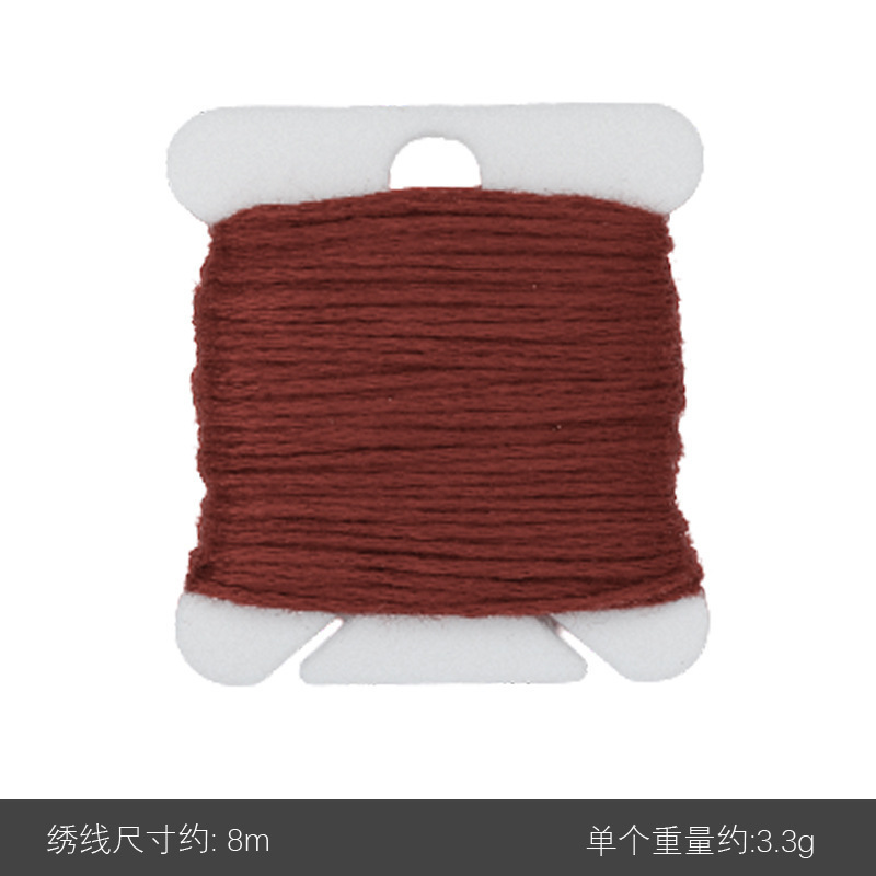 8m十字刺繍糸多色DIY手作り刺繍糸刺繍糸ミシン糸|undefined