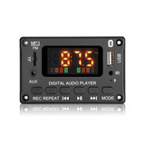 Большой цвет экрана с платой усилителя Bluetooth 2*40W Запись звонков не -протя