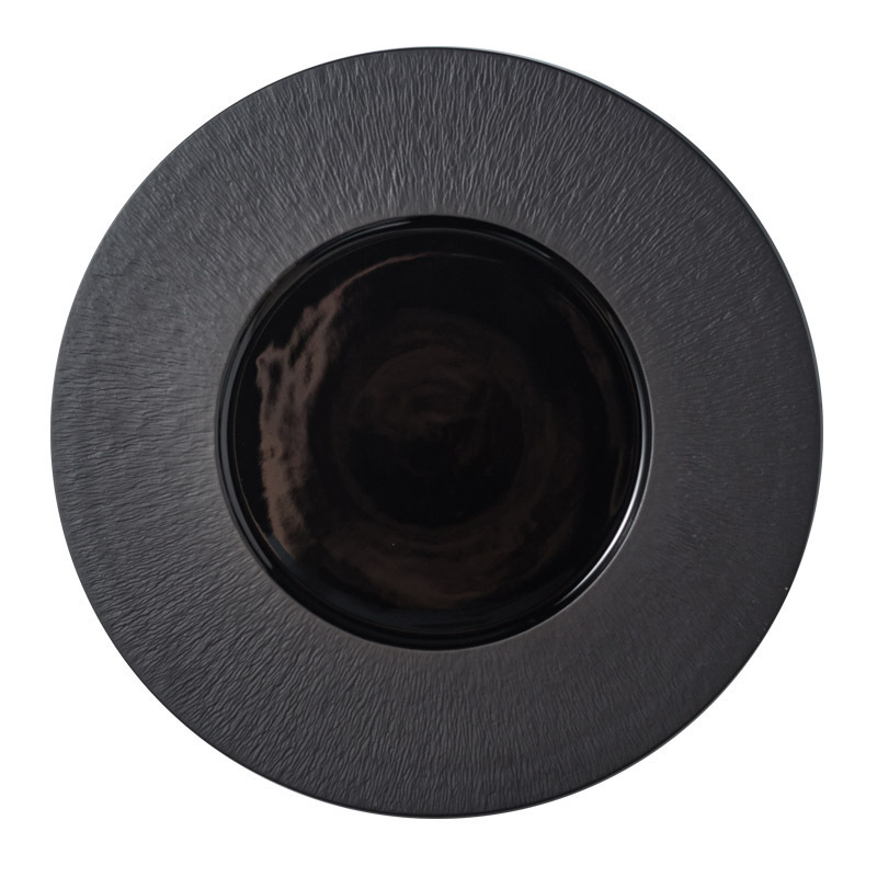 Placa occidental Placa de carne para restaurante y hotel creativo placa plana plato artístico cerámica vajilla Comercio exterior al por mayor