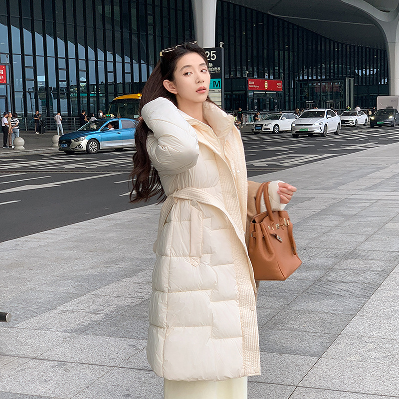 2025 invierno nuevo estilo de moda suelta cintura delgada y gruesa chaqueta de algodón cálida abrigo image 7