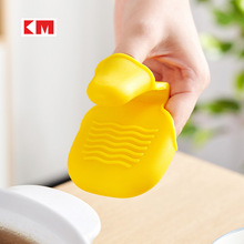 KM 1204厨房硅胶防烫夹碗夹碟夹取盘夹防烫隔热手夹 混色发货