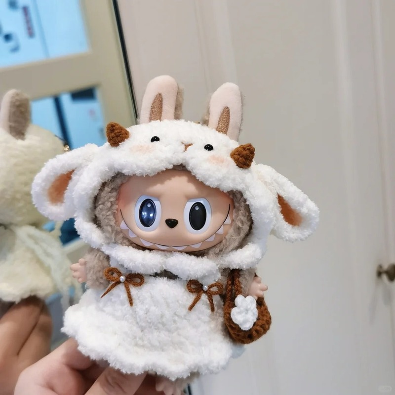 ラブブ第一世代と第三世代の人形服 17cm ハートビートマカロンビニールフェイス ラブブ人形服 着替え|undefined