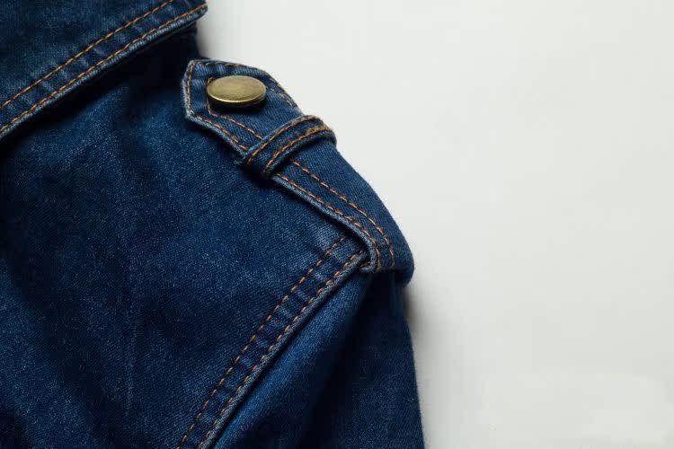 mid-length slim fit hip-hugging denim dress_mkmklike.com