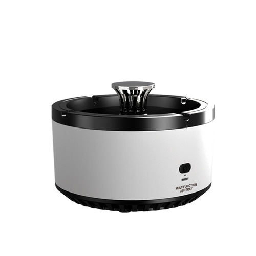 Multifunction ashtray air purifier, home desktop small negative ion purifier, smoke and odor removal magic tool