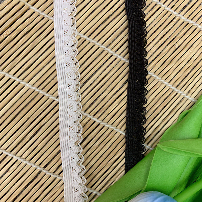 White Lace Trim, Nylon Elastic Lace Trim, Lace Trim Accessories, 1.4cm Small Edge Lace Trim for Clothing White Lace Trim, Nylon Elastic Lace Trim, Lace Trim Accessories, 1.4cm Small Edge Lace Trim for Clothing