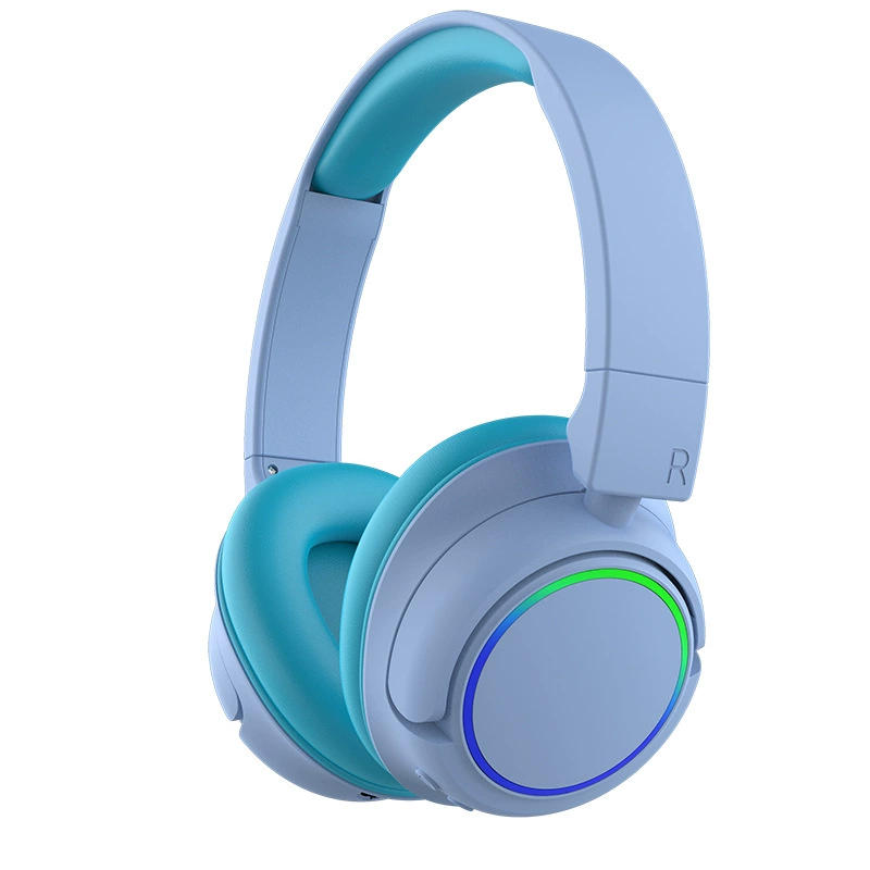 New private model header -dressed Bluetooth headset wireless entertainment music glowing headset ANC noise reduction function portable