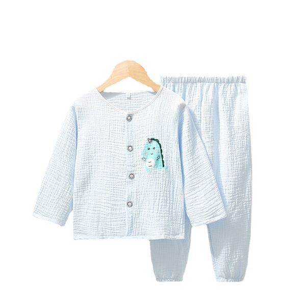 Summer children's cotton gauze pijama for boys