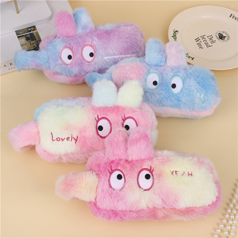 Inswind caja de lápiz de gran capacidad de dibujos animados transfronterizos bolsas de pluma lindas bolsas de almacenamiento de estudiantes niñas bolsas de maquillaje