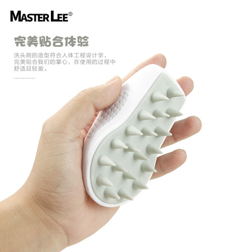 New creative shampoo brush silicone hair shampoo head scratcher household bath brush cleaning scalp massage shampoo comb