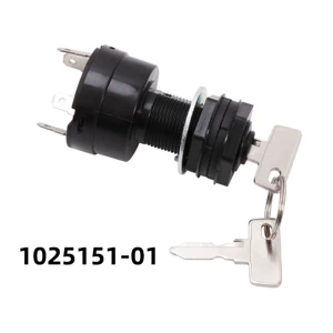 Golf cart ClubCar DS430-199 ignition key switch 1025151-01 one-touch start