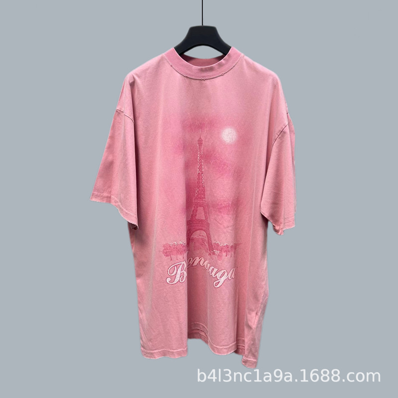 【现货秒发】正确高版巴黎B家24ss新款系列合集宽松男女同款T恤|undefined