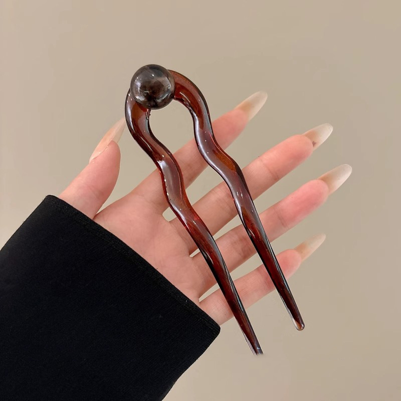 Nausea perla estilo retro pinzas de cabello en forma de U para mujeres pinzas de cabello de alta calidad 2025 pinzas de cabello de verano de alta gama pinzas de cabello accesorios para el cabello