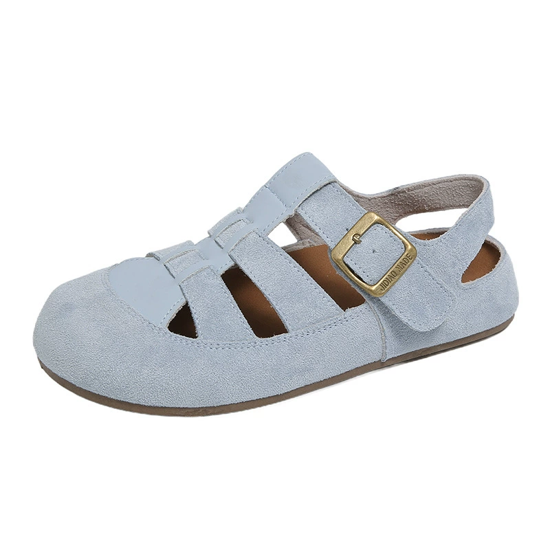 谷韵 обувь, плетеные сандалии, обувь, дышащие шлепанцы, натуральная кожа