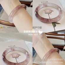 小红书同款防玉手镯摆地摊精品贵妃镯8mm圆条粗款送闺蜜手镯批发